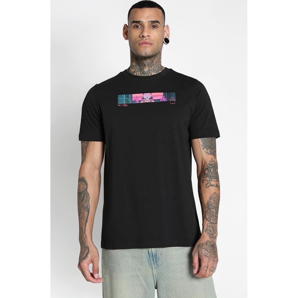 NWT Men's Puma x Squid Game Mens Graphic Tee - Large - Black